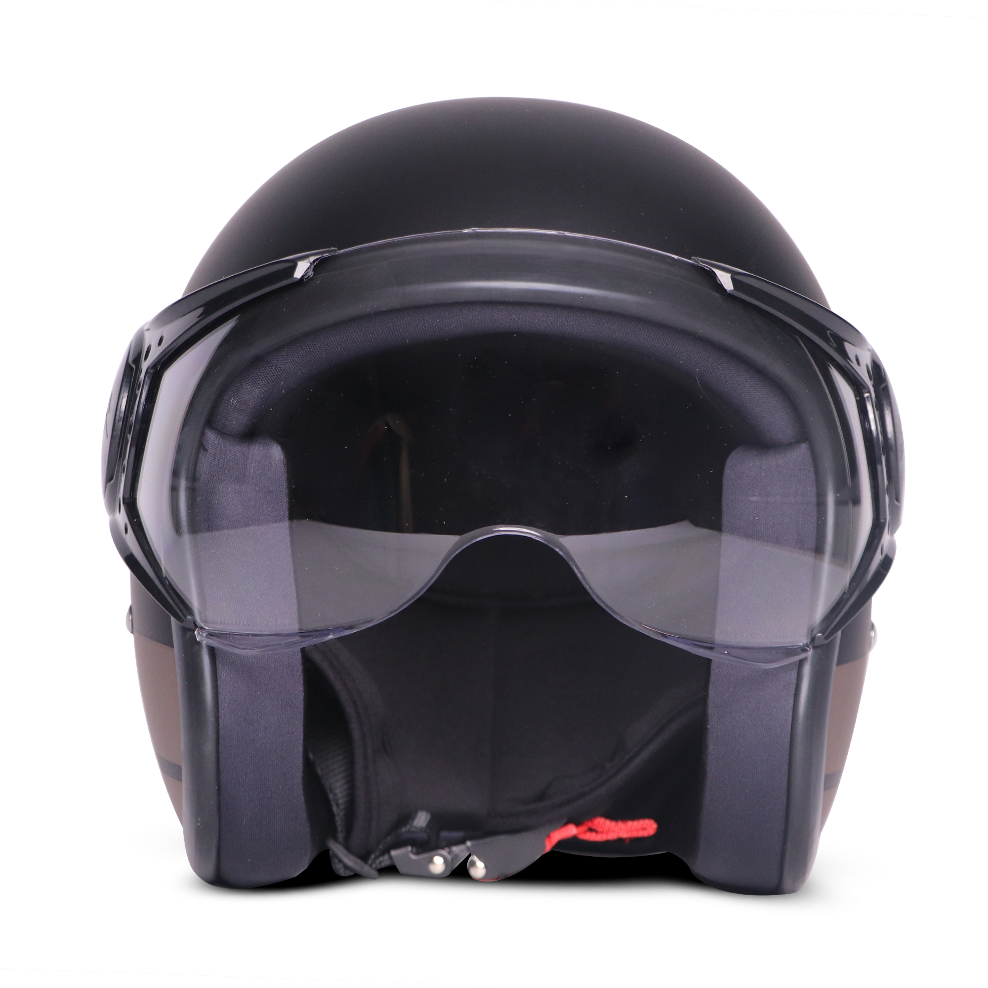 TVS J110 Half Face Helmet, Galactic Copper Matte